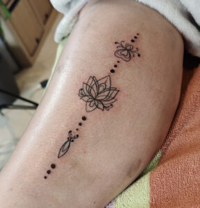 Photo réelle du tatouage