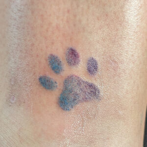 Photo réelle du tatouage